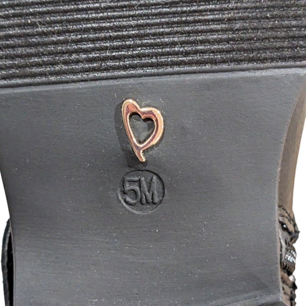 New Thalia Sodi Vada Riding Boots Black Knee High with Zip Size 5M - Picture 9 of 9